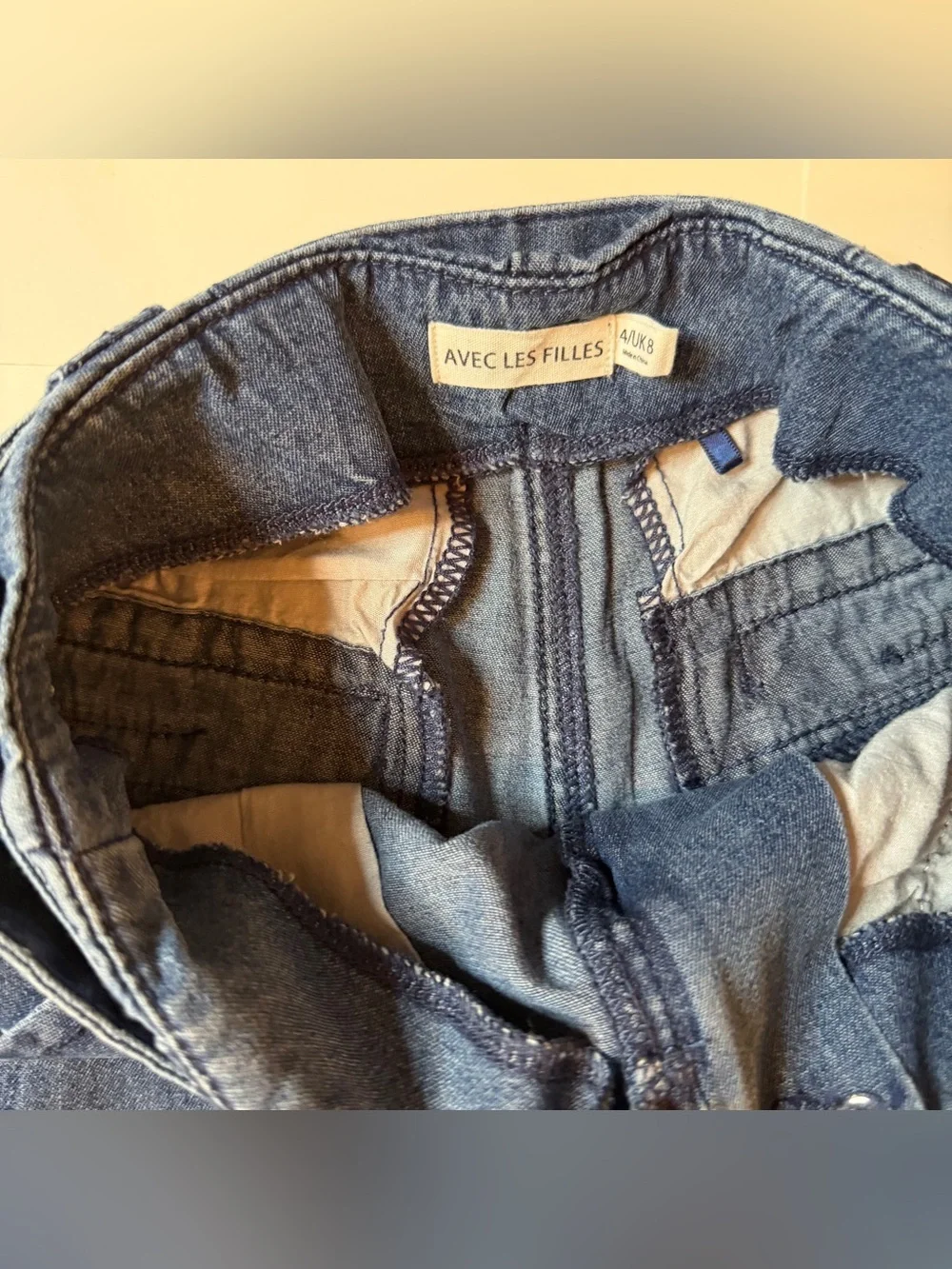 Avec Les Filles Belted Pleated Shorts
